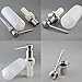 Sink Soap Dispenser Built in Hand Sink Pump 304 Stainless Steel - Brushed, Large Capacity 17 OZ Bottle, Countertop Thick Deck Installation, Well Built and Sturdy with a 5 Years Warranty