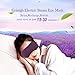 Grinigh Sleep Hot Steam Eye Mask with USB Heated Lavender Scented Eye Pillow with Soft Cover for Eye Relax - Purple