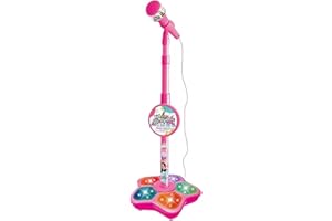 Generic Kids Microphone with Stand, Microphone for Kids, Kid Karaoke Machine for Girls, Toddler Microphones, Kid Microphones for Singing, Musical Toy for Fun Sound Effects, for Children