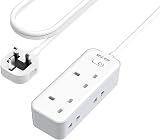 Mscien 3m Extension Lead with 3 USB Slots UK Shaver Plug Adaptor 13A Fuse