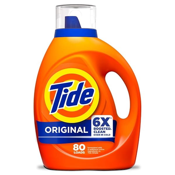 TIDE LAUNDRY DETERGENT LIQUID, ORIGINAL SCENT, 80 LOADS,...