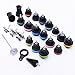 Goplus® 28PCS Radiator Pressure Tester Vacuum Type Cooling System Purge and Refill Kit W/Case