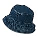 Pigment Dyed Bucket Hat-Denim OSFM
