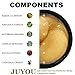 Under Eye Patches, JUYOU 24K Gold Eye Mask, Eye Gel Pads Collagen Eye Treatment Masks Reduces Wrinkles and Puffiness Lighten Dark Circles Moisturizing and Anti Aging, 60 Pieces