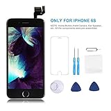 iPhone 6S Screen Replacement P-zone 3D Touch LCD Display Digitizer Full Pre-assembled Kit (Include Home Button, Front Camera, Ear Speaker, etc) with Repair Tools and Screen Protector