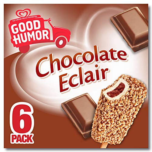 Good Humor Ice Cream & Frozen Desserts Bar, Chocolate Eclair 6 Count