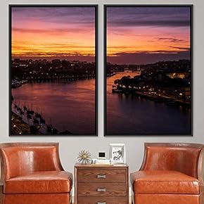 signwin 2 Piece Framed Canvas Wall Art Beautiful...