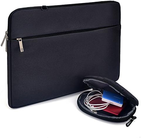 15.6 inch laptop Sleeve, Waterproof Laptop Bag Protective Bag Carrying Case for 2018 Asus VivoBook, Dell Inspiron, Acer Aspire/Predator, ROG, HP Pavilion 15t, MSI GL62M, Lenovo Chromebook 15, Black