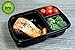 ORGALIF 7-Piece Food Portion Control Reusable BPA-Free 3 Compartment Bento Lunch Box Containers Set by ORGALIF
