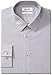 Calvin Klein Men's Slim Fit Non Iron Grey Stripe