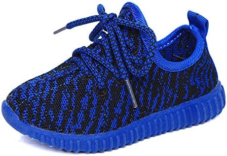 Nepretty Girls Breathable Running Shoes Boys Knit Lightweight Athletic Sneakers Walking