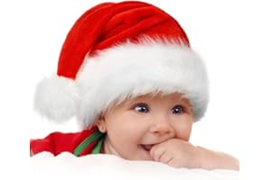 BOSONER Baby Christmas Hat - Toddler & Newborn Santa Claus Hats for Baby Girl & Boy's First Christmas