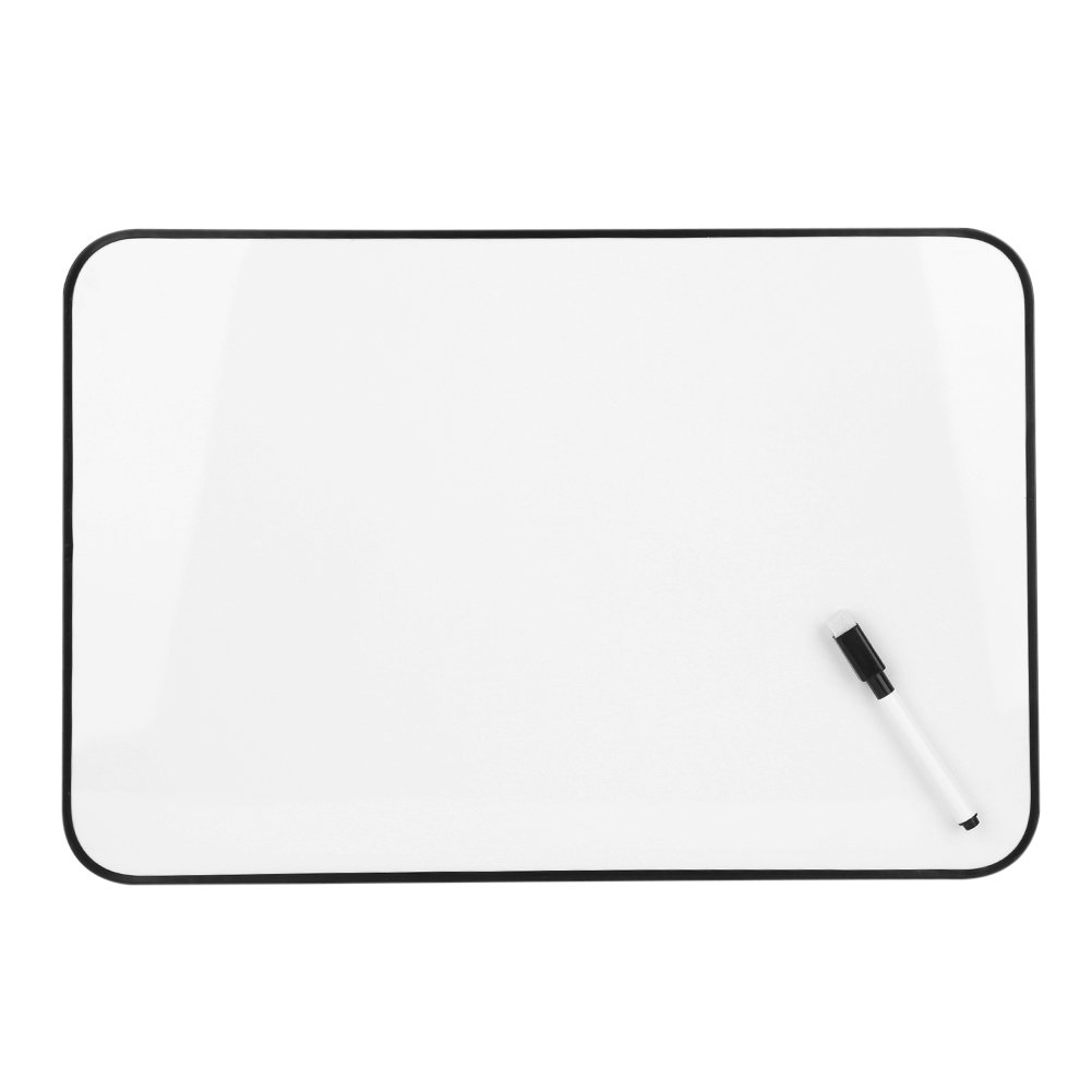 A3 Magnetic Drawing Whiteboard 45x30cm Mini Notice Board for Office Hanging Message Board Bulletin Board Memo Vision Board Wall Mounted Board Entryway Reminder for Home and School