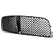 Compatible with 06-10 Dodge Charger ABS Plastic Sport Mesh Front Bumper Grille (Black) - 1st Gen LX