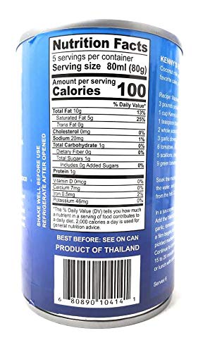Kenny's Best Coconut Milk, 13.5fl.oz (400ml), 6 Pack - Thumbnail 2