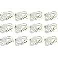 Sovenny 12 Pieces Elastic Pearl Wrist Bands Wristlets Corsage Accessories for Wedding Prom Flowers