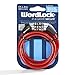 Wordlock CL-455-RD Non-Resettable Combination Cable Lock, 4-Feet, Red