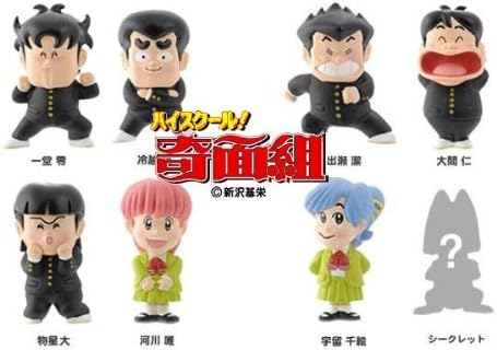 Amazon Co Jp ハイスクール奇面組フィギュア Vol 1 全8種セット 缶バッジ付 ホビー 通販