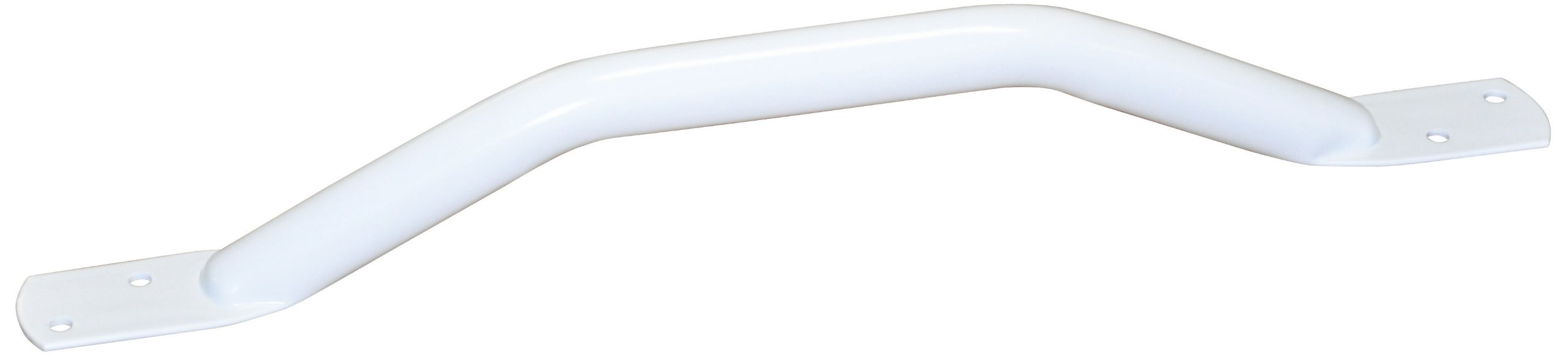Aidapt White Safety Outdoor Indoor 12" (300mm) Easy Grip Coated Steel Grab Bar Rail Support Aid