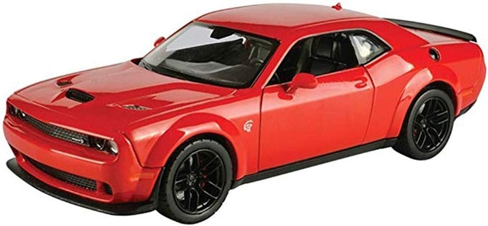 BHHT Car Model 1:24 2018 Dodge Challenger SRT Hell Cat Car Model Decoration Collection Off-Road Simulation Alloy Car Model Model Toys Collection Car