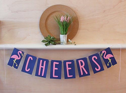 Cheers Flamingo Banner