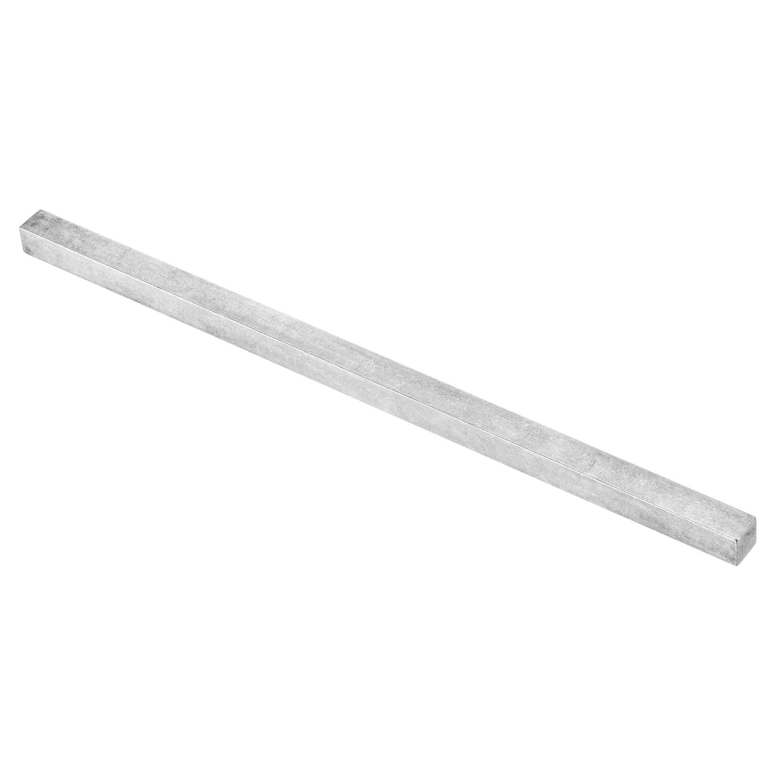 Photo 1 of uxcell Square Steel Key Stock 1/2" x 1/2" x 12" Cold-Drawn 45# Steel Bars Precision Key Stock for Gearbox Coupling, Silver Tone
