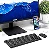 JOYACCESS-Wireless-Keyboard-Mouse-24G-Rechargeable-Slim-Keyboard-and-Mouse-with-Number-Pad-Ergonomic-Keyboard-for-Windows-PCSmart-TVLaptopApple-Mac-QWERTY-UK-Layout-Black Rechargeable Wireless Keyboard and Mouse, J JOYACCESS Full Size Ultra Thin Wireless Keyboard and Mouse, 2400 DPI Quiet…