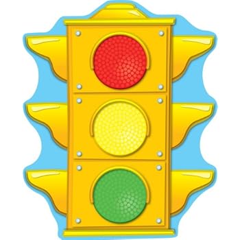 Carson Dellosa Stoplight Two-Sided Decoration (188014)