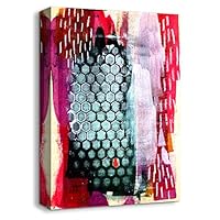 Canvas Wall Art Construction Abstract Color Prints Home Artwork Decoration for Living Room,Bedroom - 12x18 inches