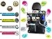 B-comfort Car Back Seat Organizers-Excellent Travel Accessory for Kids-Multi Pockets Safe and Sturdy Toddlers Toy Storage Bag-Kick Mat-Auto Backseat Protector-Eco Friendly Materials
