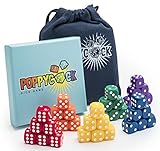 Poppycock Family Dice Game | Fun & Creative Kids Dice Games | Board Games Families | Children Dice Games Learning | Unique Adult Dice Game Set Game Night | Dice Games Families