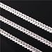 U7 Hip Hop Necklace Men Solid Links Party Jewelry 6MM Thick Platinum Plated Snake Curb Chain 28 Inch