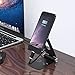 Portable Foldable Phone Holder Stand - Yotece (2017 New Design) Plastic Cell Phone Stand, Tablet Stand, Heavy-Duty, Dual Multi-Angle Adjustable for iPhone, iPad, Tablets, Macbook, Laptops, Black