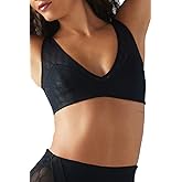 Savage x Fenty Womens Peak Performance Low-Impact Mesh Sports Bra