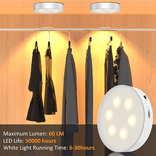 Luci sotto l\'armadio morpilot LED Luce Notturna con USB ricaricabile, 3PCS LED Lampada da Parete con Telecomando, Luce adesiva Per Vetrine Credenza Guardaroba Corridoio Cucina