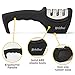 Kitchen Knife Sharpener. 3-Stage Knife Sharpening Tool Helps Repair, Restore and Polish Blades. Cut-Resistant Glove Included