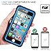 Temdan iPhone 7 iPhone 8 iPhone SE 2020 Waterproof Case with Floating Strap Nuilt in Screen Protector Shockproof Waterproof Case for iPhone 7 iPhone 8 and iPhone SE 2020 (Blue)