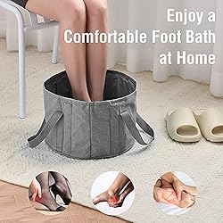 Collapsible Foot Bath Basin, Portable Foot Soak