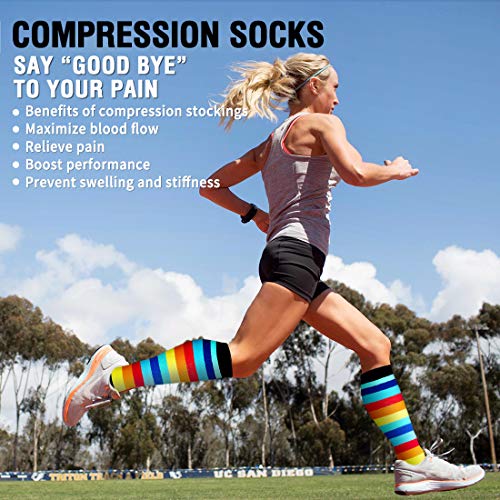 Compression Socks for Women and Men- Best Medical,for Running, Athletic, Varicose Veins, Travel.