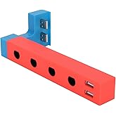 Hilitand for Controller Adapter for/for/PC with 4 Ports, Wired Controller Adapter with 2 USB Ports for Plug and Play,No Drivers Needed