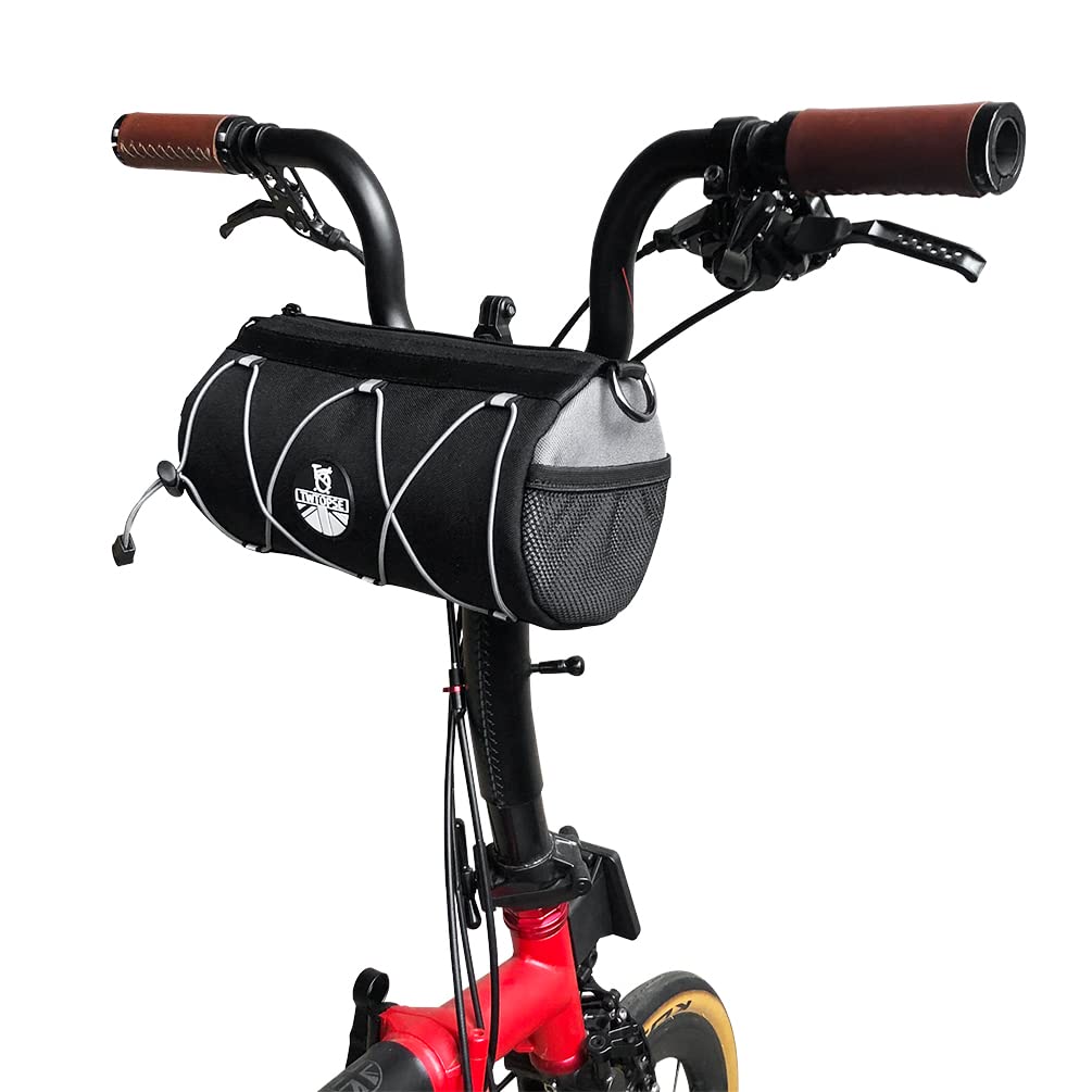 Stem Saddle Tool Bag for Brompton Black Grey