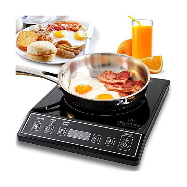 Duxtop 1800W Portable Induction Cooktop Countertop Burner, Black 9100MC