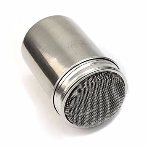Easyflower Novel and Unique Stainless Steel Chocolate Shaker Icing Sugar Salt Cocoa Flour Cooking Tools Coffee Sifter