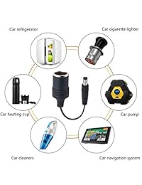 VONOTO paquete de 2 a dc 5,5 x 2,1 mm. Para Cargador de coche de encendedor hembra UPS batería de reserva y generador portátil