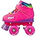 Crazy Skates Dream Roller Skates for Girls with LED Light-up Wheels - Pink (Size: US Mens j13 | US Ladies j13 | EU 31)