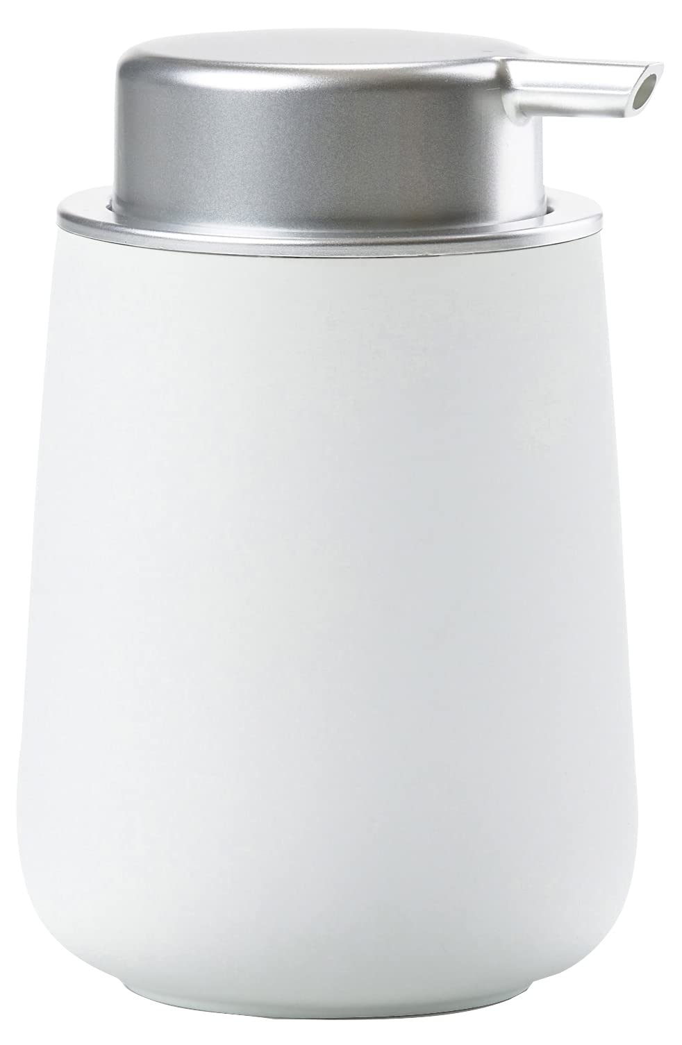 Zone Denmark Nova Soap Dispenser, Bathroom Soap Pump, Refillable Hand Soap, Liquid Soap & Lotion Dispenser, 250 ml, White