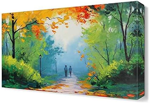 Dekorsevgisi Ilkbahar Yuruyusu Tablosu 120x80 Amazon Com Tr