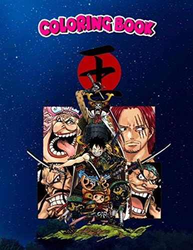 Coloring Book One Piece Wano Kuni Assemble Samurai Chopper Children Coloring Book 100 Pages To Color Olofsson Dick Amazon Sg Books