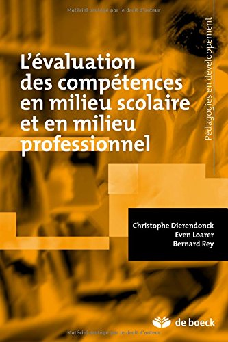 L' évaluation des compétences en milieu scolaire et en milieu professionnel