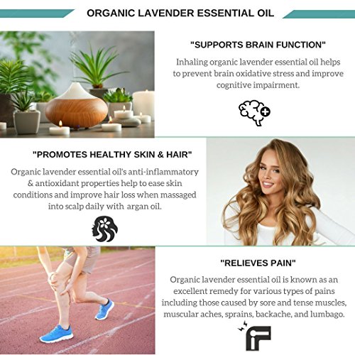 Naturenics Premium Lavender Essential Oil - 100% Undiluted Pure Lavender Oil Therapeutic Grade- Promote Peaceful Sleep, Relaxation, Tension Relief- For Diffuser & Topical Use- Roll On Bottle & eBook